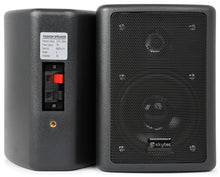 Carica l'immagine nel visualizzatore di Gallery, Coppia Diffusori Audio da parete muro con Staffe 150W Max NERE O BIANCHE