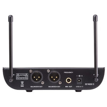 Carica l'immagine nel visualizzatore di Gallery, COPPIA MICROFONI SENZA FILI WIRELESS UHF AD ARCHETTO CON DISPLAY + VALIGETTA