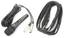 Carica l'immagine nel visualizzatore di Gallery, SISTEMA AUDIO AMPLIFICATO:COPPIA CASSE+COPPIA STATIVI+MICROFONO+MIXER