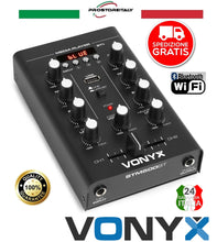 Carica l'immagine nel visualizzatore di Gallery, STM500BT MIXER A 2 CANALI USB / MP3 / BLUETOOTH
