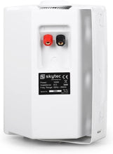 Cargar imagen en el visor de la galería, Coppia Diffusori Audio da parete con Staffe 100+100 Watt Max NERE o BIANCHE