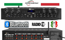 Carica l'immagine nel visualizzatore di Gallery, IMPIANTO AUDIO FILODIFFUSIONE ESTERNO+12 CASSE +AMPLIFICATORE+RADIO FM+BLUETOOTH