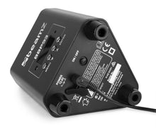 Carica l'immagine nel visualizzatore di Gallery, FARO 3 LED RGB DA DISCOTECA LUCE EFFETTO MULTICOLORE DMX CON BATTERIA INTEGRATA