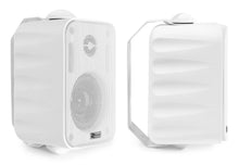 Carica l'immagine nel visualizzatore di Gallery, Coppia diffusori 60W Altoparlanti Parete Tenuta Stagna IP56 Per Esterno Bianche