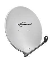 Charger l'image dans la galerie, Parabola Satellite "Prostore Italy" 80 cm in Acciaio Zincato Antiruggine. Colore Nero