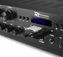 Cargar imagen en el visor de la galería, IMPIANTO AUDIO FILODIFFUSIONE 6C :10 CASSE AUDIO +AMPLIFICATORE+RADIO FM+BLUETOOTH.