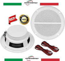 Carica l'immagine nel visualizzatore di Gallery, COPPIA CASSE MARINE IMPERMEABILI BARCA GOMMONE ALTOPARLANTI NAUTICA