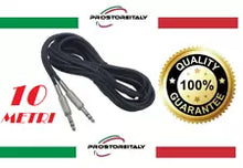 Charger l'image dans la galerie, CAVO AUDIO 10 METRI Connettori Jack 6,3 STEREO per Chitarra,Tastiere,Casse,Ecc. Spedizione Gratuita