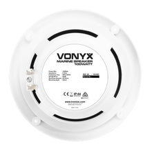 Carica l'immagine nel visualizzatore di Gallery, COPPIA CASSE MARINE IMPERMEABILI BARCA GOMMONE ALTOPARLANTI NAUTICA
