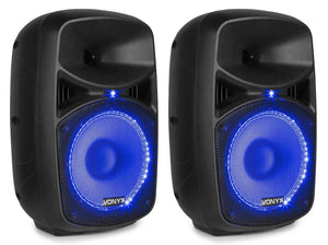 VPS082A COPPIA AMPLIFICATA ALTOPARLANTI PLUG & PLAY DA 400 W - Prostoreitaly.com