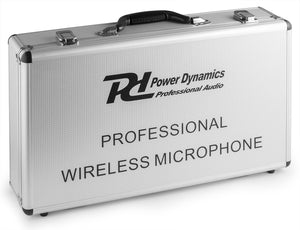 SET DI 4 MICROFONI PORTATILI CUFFIE PROFESSIONALI WIRELESS UHF 4X50 CANALI