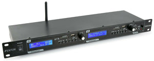 PIASTRA DJ CONSOLLE DOPPIO LETTORE USB CON BLUETOOTH FUNZIONE REGISTRAZIONE USB