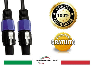 Cavo Audio di alimentazione McVoice, 10 Metri cm 1.5 Spina Spina Spedizione Compresa