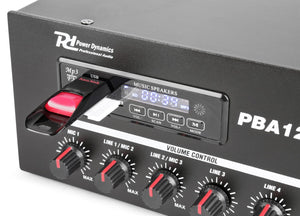 AMPLIFICATORE AUDIO FILODIFFUSIONE LOCALI 100 WATT USB SD BLUETOOTH