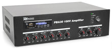 Carica l&#39;immagine nel visualizzatore di Gallery, AMPLIFICATORE AUDIO FILODIFFUSIONE LOCALI 100 WATT USB SD BLUETOOTH
