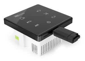 KIT AUDIO DA INCASSO AMPLIFICATORE E 2 CASSE CON BLUETOOTH TOUCH E TELECOMANDO