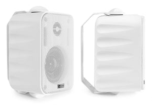 IMPIANTO AUDIO FILODIFFUSIONE LOCALI 100Watt+6 Altoparlanti da ESTERNO+Bluetooth+100Mt Cavo