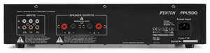 AMPLIFICATORE AUDIO PROFESSIONALE DIGITALE FENTON FPL 500 WATT MAX+EQ+BLUETOOTH